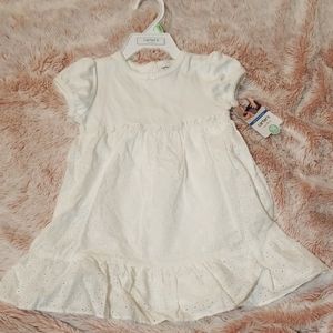 Little girls cute eyelet dress
